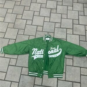 Aritzia Green Bomber Jacket